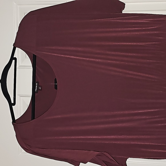 Torrid burgundy dress (18-20) NWT - Picture 4 of 6